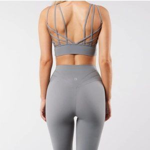 BuffBunny Gray Leggings

Legacy- tri seam 
Worn a few times 
Pet friendly home 🐾